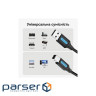 Кабель для принтера USB 2.0 AM/BM 10.0m ferrite black Vention (COQBL)