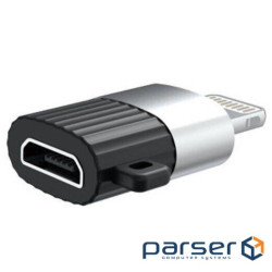 Адаптер XO NB149B micro USB-Lightning (F/M) Black (XO-NB149B-BK)