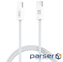 Кабель Type-C to Type-C (male to male) XO-NB-Q273, Підтримка SIC, QC3.0, PD до 60Вт, 480Mbps, довжин
