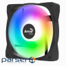 Вентилятор AeroCool Frame X 12 PWM ARGB Black (ACF3-FM11217.11), 120х120х25 мм, PWM 4pin + ARGB 5V 3