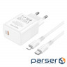 Зарядний пристрій BOROFONE BA77A charger set (C to iP) White (6941991101281)