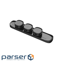 Тримач для кабелю Baseus Peas Cable Clip Black (ACWDJ-01)