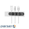 Тримач для кабелю Baseus Peas Cable Clip Black (ACWDJ-01)