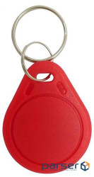 Безконтактний брелок ID Em-Marine 125 КГц (TK4100) колір червоний Упаковка 50 шт (YT33366) (YT33366)