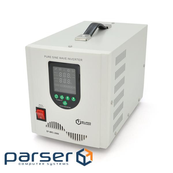 ДБЖ з правильною синусоїдою Europower EP-2000 / 24 (1400 Вт) 5 / 10 / 15 / 20А, п (EP-MPS-2000 / 24) (EP-MPS-2000 / 24)