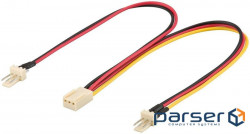 Indoor power cable FanPower 3p 1x2 F / M, 0.2m Y-form (75.09.4880-50)