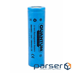 Акумулятор 18650 Li-Ion QUANTUM INR18650FT 3800mAh 2C, 3.6V, Blue