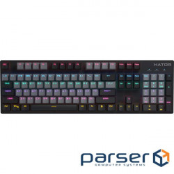 Keyboard HATOR Starfall Rainbow Hator Origin Red Switch Black/Gray/Black (HTK-608-BGB)