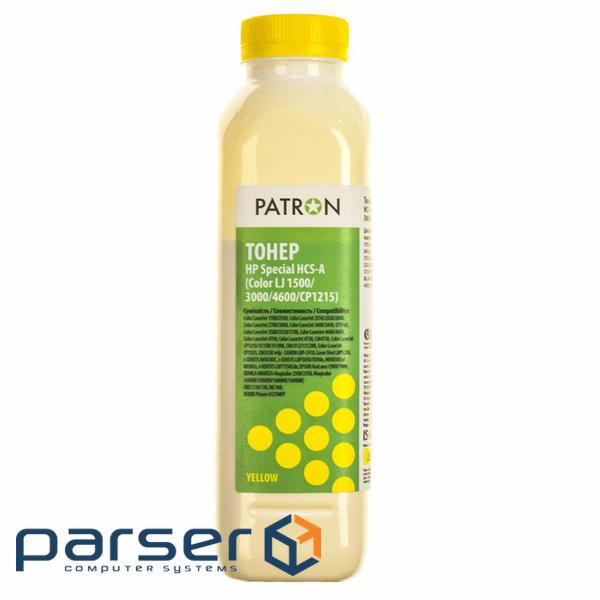 Тонер HP CLJ 1500/3000/4600 / CP1215) YELLOW 250г Patron (HCS-A-Y-250)