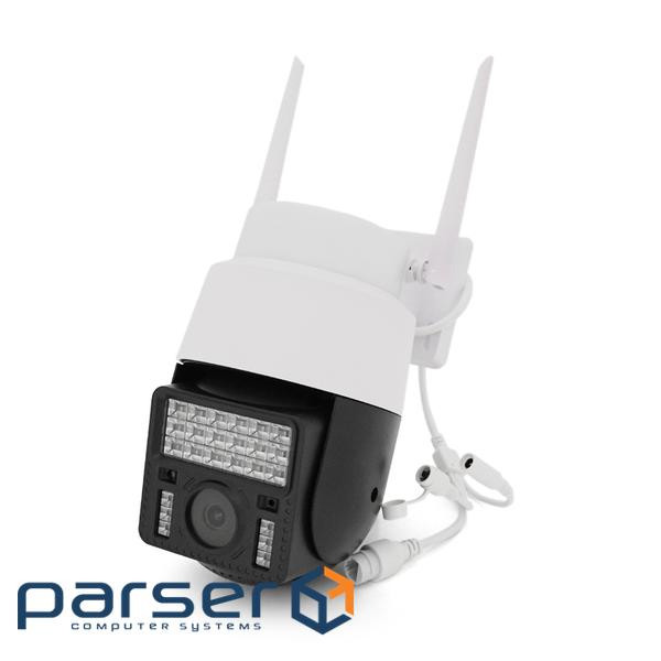 5Мп Wi-Fi відеокамера вулична з сиреною та SD / картою YOSO YO-IPC43D5MP50 PTZ 2.8mm V380 (YT30400) YOSO YO-IPC43D5MP50 PTZ 2.8mm V380 (YT30400)