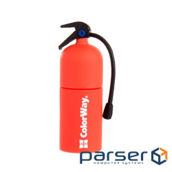 Флеш накопичувач USB 64Gb ColorWay "Fire Extinguisher", Red, USB 3.0 (CW-USBFE64)