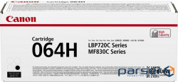 Cartridge Canon 064H MF832Cdw/LBP722Cdw Black (1300 pages .) (4938C001)