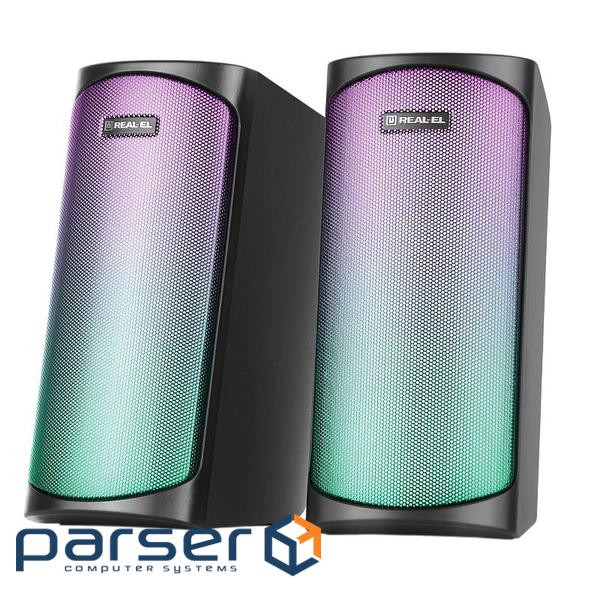 Акустична система REAL-EL S-135 USB Black (EL121100019)