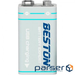 Battery BESTON Li-ion “Krona” 1000mAh, Type-C charging (9VC-10VC/AA620289)
