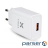 Зарядний пристрій Vinga QC3.0 Quick Wall Charger 1xUSB 18W Max (VWCQAW)