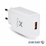 Зарядний пристрій Vinga QC3.0 Quick Wall Charger 1xUSB 18W Max (VWCQAW)