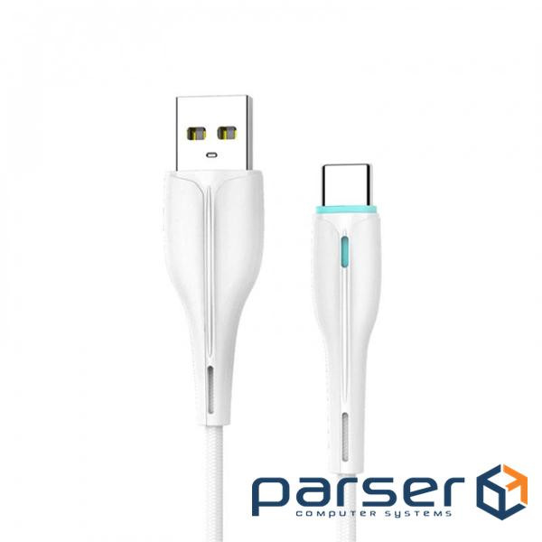 Кабель SkyDolphin S48T USB-USB Type-C (M/M), 1 м , White (SDUSB-000425)