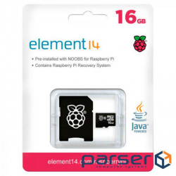 Memory card for Raspberry Pi, Micro SD, 16 ГБ, preloaded w NOOBS (TSRASPI10-16G)
