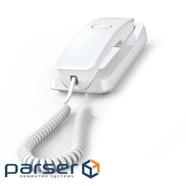 Landline phone Gigaset DESK 200 White (S30054-H6539-S202)