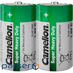 Battery CAMELION Super Heavy Duty Green C 2pcs/pack (C-10100214) (4260033156440)