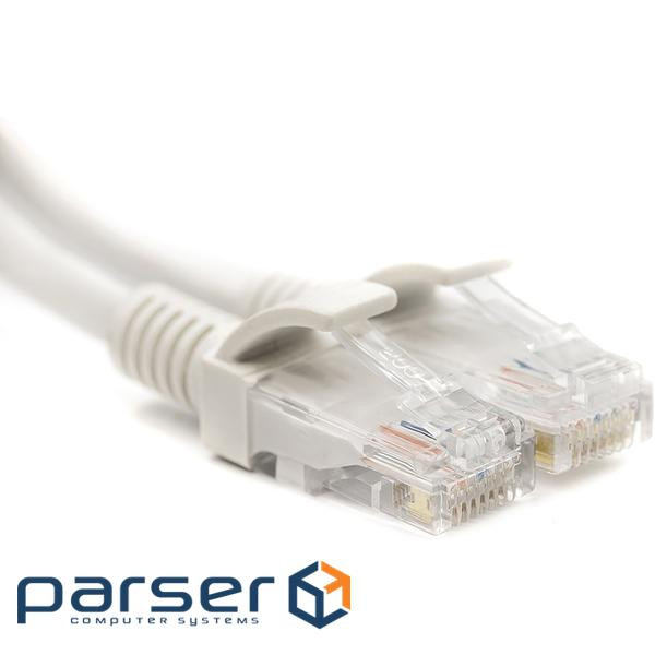 Патч корд PowerPlant Cat5E UTP 35 м, белый (CA912650)