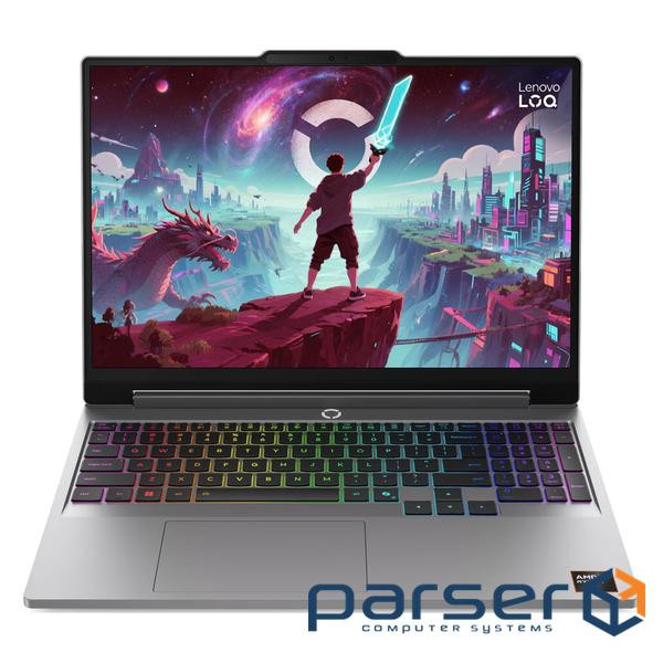 ноутбук 15.3FM_165Hz/R7 250/16/512/RTX 5060 8GB/DO S/BL/Luna Grey/2Y LENOVO LOQ 15AHP11 (83TN00BDRA