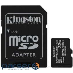 Карта пам'яті Kingston 2x32GB microSD class 10 U1 V10 A1 Canvas Select Plus (SDCS2/32GB-2P1A)