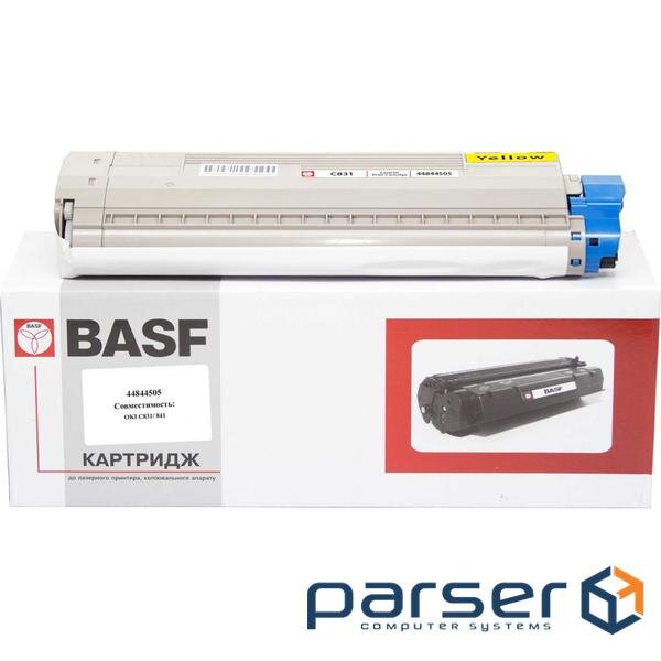Toner cartridge BASF OKI C831/841 Yellow, 44844505 (KT-44844505) (BASF-KT-44844505)
