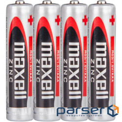 Battery MAXELL Zinc AAA 4pcs/pack (M-774411.00.CN) (4902580154066)