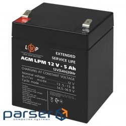 Батарея до ДБЖ  LogicPower LPM 12В 5 Ач (3861)