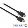 Кабель мультимедійний HDMI to HDMI 2.0m v1.4 Vinga (VCPHDMI14MM2BK)