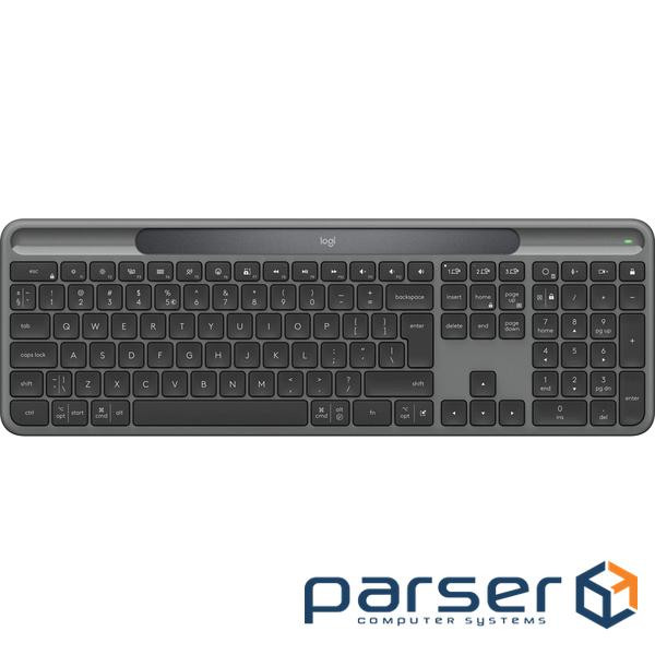 LOGITECH Slim Solar+ - GRAPHITE - US INT"L - 2.4GHZ/BT - INTNL-973 - UNIV B2C (920-013764)