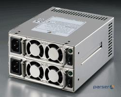 PS / 2 Блок живлення EMACS 400Вт (2х400Вт, MRW-6400P-R) з резервуванням (1 + 1), EPS12 (MRW-6400P / EPS)