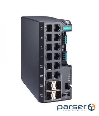 Керований комутатор Gigabit Ethernet, 8 портів 10/100BaseT(X), 4 порти 10/100/1 (EDS-4012-4GC-LV)