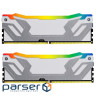 Модуль пам'яті KINGSTON FURY Renegade RGB White/Silver DDR5 8400MHz 48GB Kit 2x2 (KF584CU40RWAK2-48)