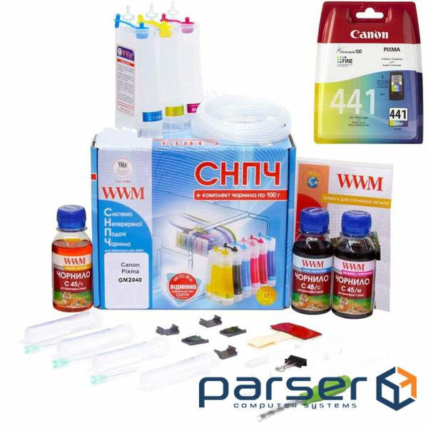 СНПЧ WWM Canon Pixma GM2040 + CL441 (IS.0132)
