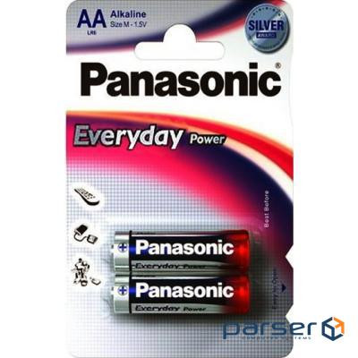 Батарейка Panasonic AA LR06 Everyday Power * 2 (LR6REE/2BR)