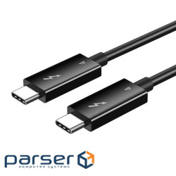 Кабель CableTime Thunderbolt 4, Type-C - Type-C, 40Gbps, 100W, 20V/ 5A, 8K/60HZ, 1 м (CT4 (CA915422)