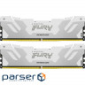 Модуль пам'яті KINGSTON FURY Renegade White/Silver DDR5 7200MHz 32GB Kit 2x16GB (KF572C38RWK2-32)