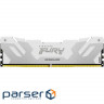 Модуль пам'яті KINGSTON FURY Renegade White/Silver DDR5 7200MHz 32GB Kit 2x16GB (KF572C38RWK2-32)