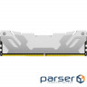 Модуль пам'яті KINGSTON FURY Renegade White/Silver DDR5 7200MHz 32GB Kit 2x16GB (KF572C38RWK2-32)