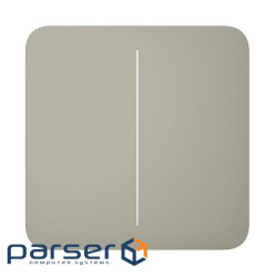 Розумний вимикач Ajax SoloButton 2-gang/Оливковий (SoloButton 2-gang /Olive) (000029838)