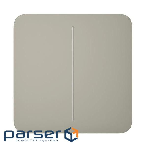 Розумний вимикач Ajax SoloButton 2-gang/Оливковий (SoloButton 2-gang /Olive) (000029838)