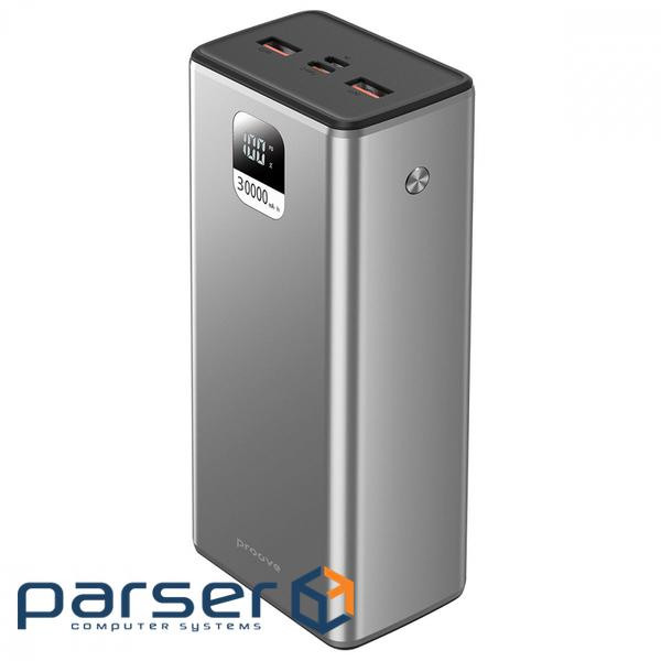 Повербанк PROOVE Guardian 30000mAh Metal Gray (PBG322210004)