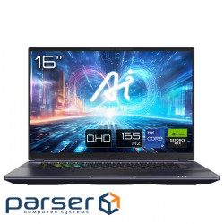 Laptop AORUS 16 QHD 165Hz, Intel i9-14900HX, 32GB, F2TB, NVD4070-8, W11, (AORUS 16X ASG-63UAC65SH)