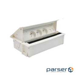 Розетк блок Simon487: 3x250В тип F, 2xRJ45 Keystone, білий (48730F300K00000-33)