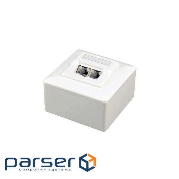 Комп'ютерна розетка RJ45x2 FTP cat.6 Cablexpert (MWS-2S6-01)