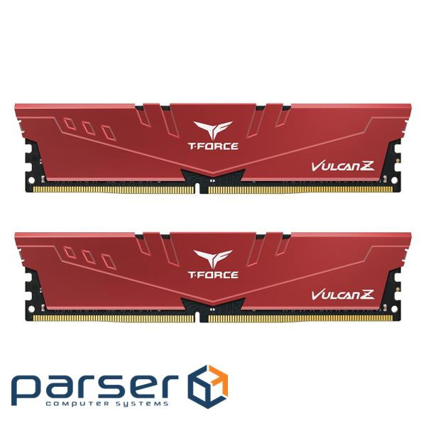 Оперативна пам'ять Team 16GB (2x8GB) DDR4 2666 MHz T-Force Vulcan Z Red (TLZRD416G2666C18H01)