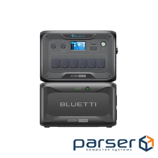 Зарядна станція BLUETTI AC300 3000W + B500K 5120Wh (AC300+B500K)