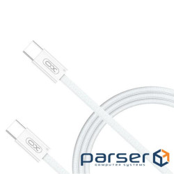 Кабель Type-C to Type-C (male to male) XO-NB-Q260A, Підтримка SIC, QC3.0, PD до 60Вт, 480Mbps, довжи